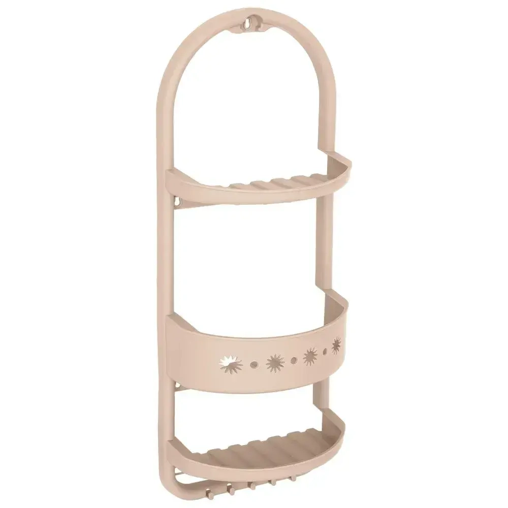 Полка для ванной комнаты кремовый 665х135мм