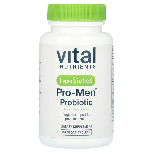 Vital Nutrients, Hyperbiotics®, пробиотик Pro-Men®, 60 веганских таблеток