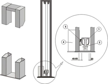 Столб П-образный