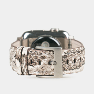 Ремешок для Apple Watch 40/41/42 mm из кожи питона, натурального цвета