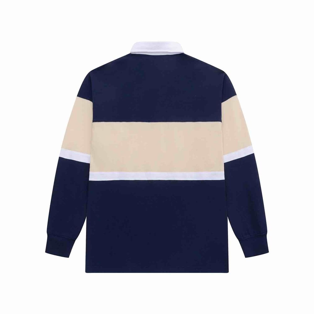 Купить Лонгслив Ymkashix Rugby Темно-Синий-Песочный Лонгслив Ymkashix Rugby Темно-Синий-Песочный