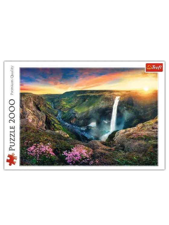 Пазлы для детей и взрослого 2000 элементов Водопад Хайфосс