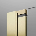 Душевая дверь Radaway Nes Brushed Gold DWD I 110 10027110-99-01 стекло прозрачное/профиль брашированное золото