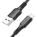 Кабель Borofone BX80 USB-microUSB 2.4A 1м PVC Black
