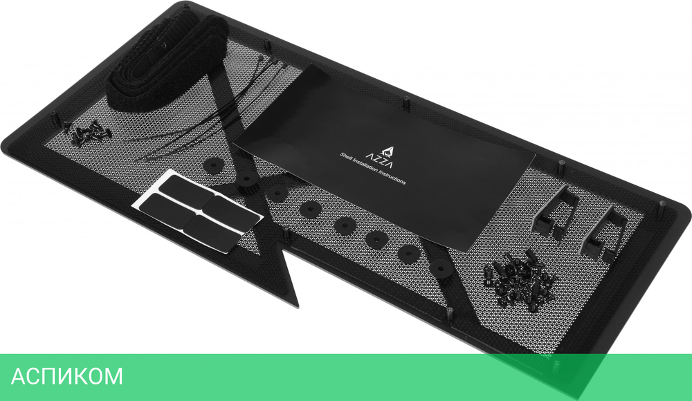 Корпус Azza Cast черный без БП (CSAZ-808BM)