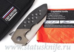 Нож CKF Capitalist (Nalu Boersma, M390, титан, цирконий, ЦиркуТи)фотография - 1