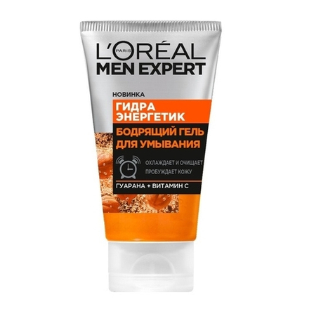 L'Oreal Paris Гель для умывания Men Expert Гидра Энергетик, бодрящий, 100 мл