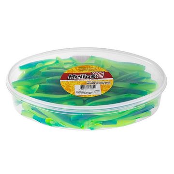Виброхвост несъедоб. Zander 4'/10,2см Blue Lime 100шт. (HS-36-040-N) Helios
