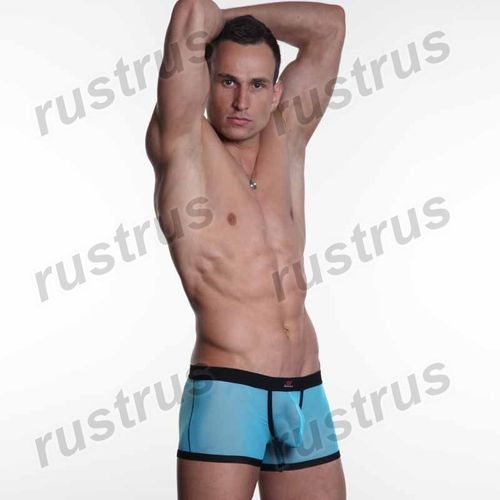 Мужские трусы хипсы голубые WANGJIANG WG00109