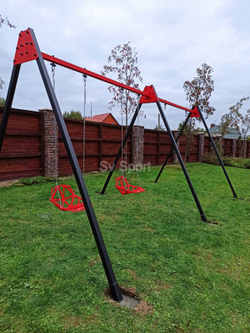 Монтаж уличных качелей Sv Sport Maxi х 2