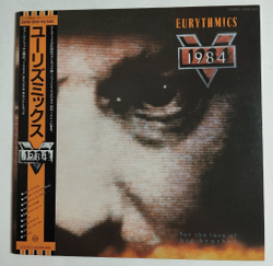 Винтажная виниловая пластинка LP Eurythmics 1984 (For The Love Of Big Brother) (Japan 1985) (Obi)