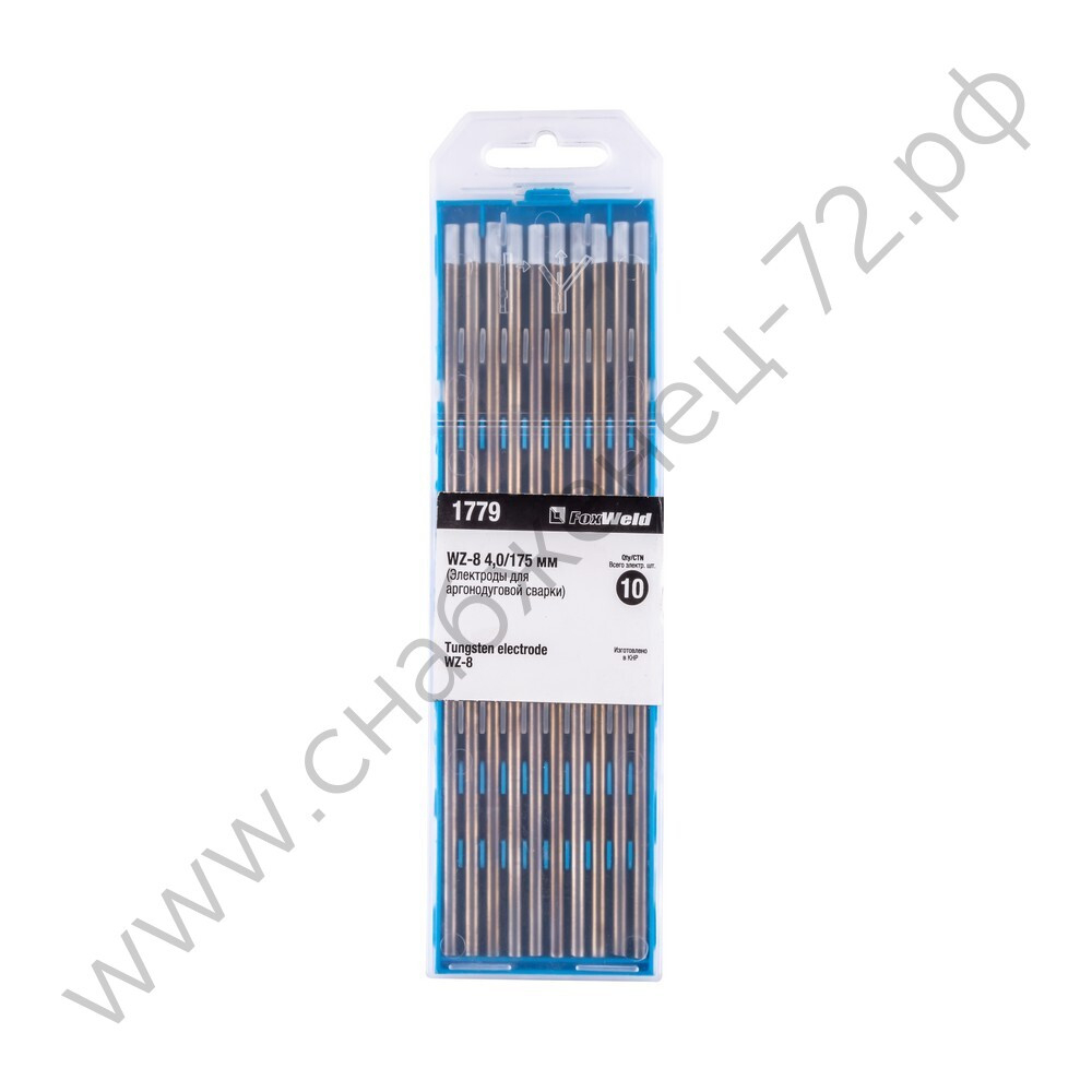 Вольфрамовый электрод WZ-8 4,0мм / 175мм (1шт.) FoxWeld