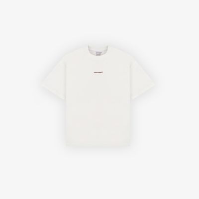 Футболка UNIFORM Heavy minilogo молочный/бордовый