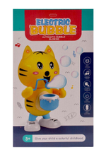 Игрушка на батарейках Кошечка с мыльными пузырями, коробка 599-9