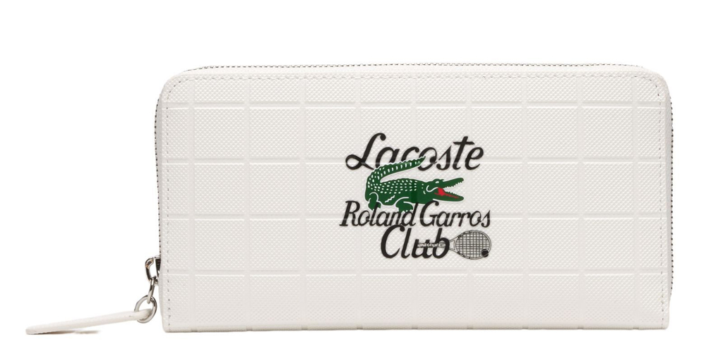 Gadżet Lacoste Roland Garros Edition Long Wallet - белый