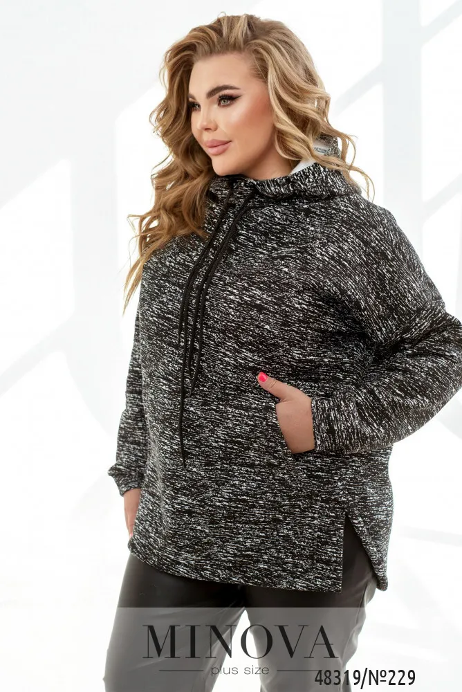 Худи 229-Черный Minova