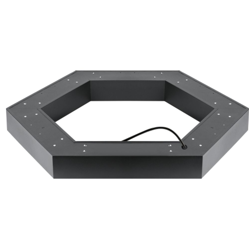 Светильник LED ЭРА Geometria SPO-123-B-40K-045 Hexagon 45Вт 4000K 2900Лм IP40 600*80 черный подвесной драйвер внутри