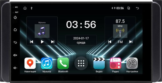 Магнитола для Toyota 200х100мм - FarCar 7040H7 дисплей 7" IPS на Android 13