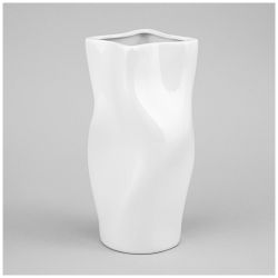 ВАЗА 11*11*21СМ ЦВЕТ: БЕЛЫЙ
