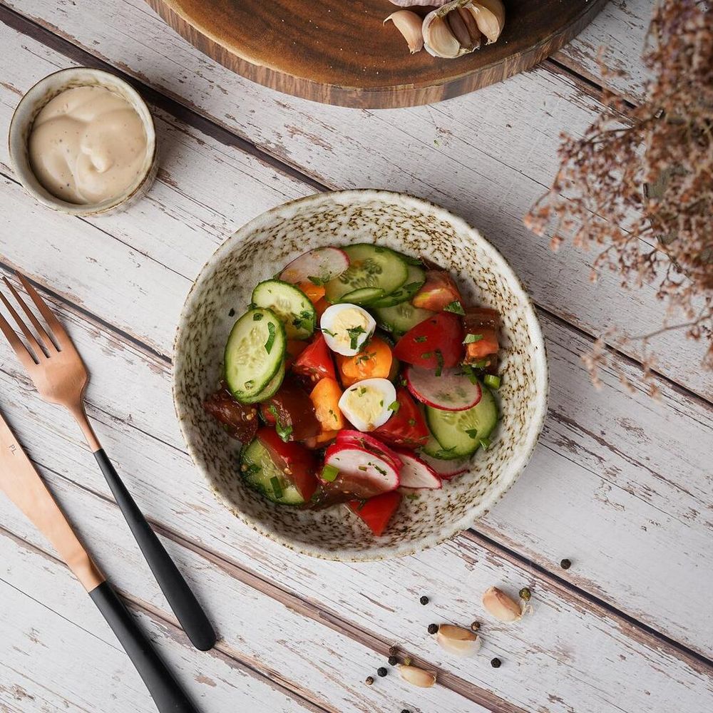 Салатник 550 мл d 18 см h4,3 см Brown Spider Silk P.L. Proff Cuisine [3]