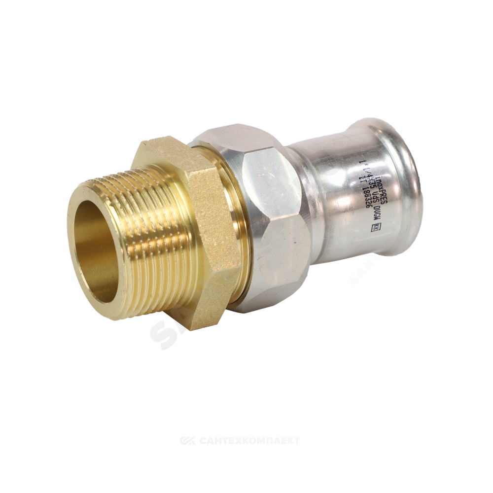 Муфта разъемная сталь нерж AISI 316L Дн 18х1/2" Ру16 пресс/НР Inoxpres RM 184018002