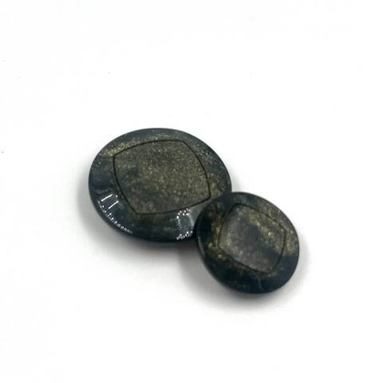 Пуговицы круг кошачий глаз блеск