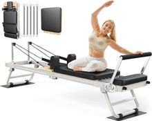 Стол для пилатеса (реформер) DFC с деревянными вставками