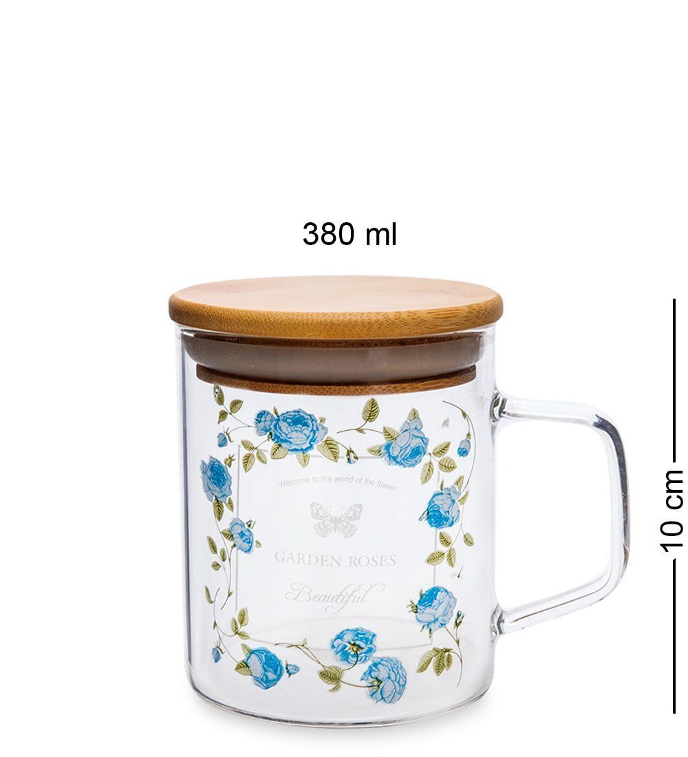GS- 47/2 Кружка с крышкой «Розовый сад» 380мл
