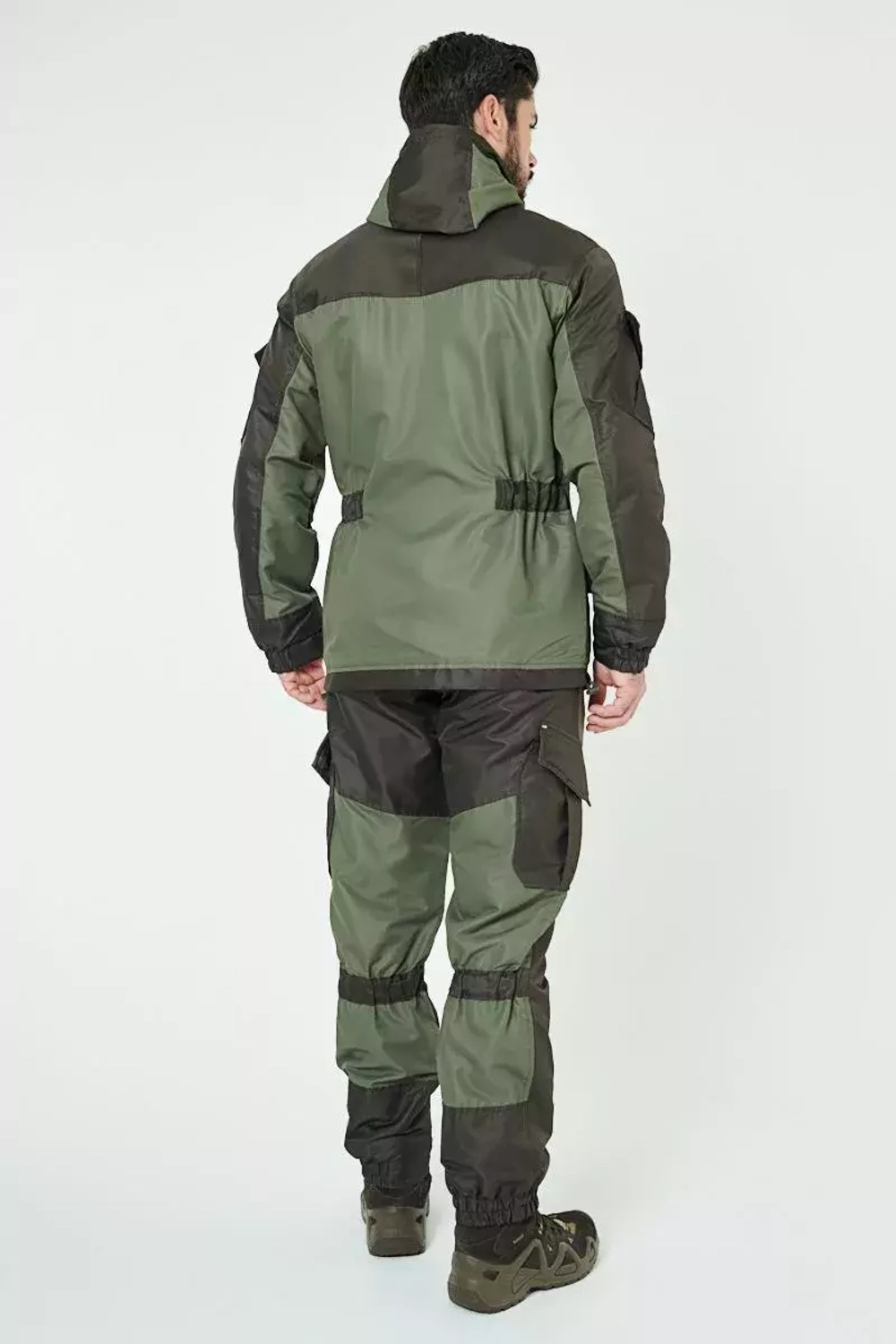 Демисезонный мужской костюм Onerus Горный -5 (Таслан,Флис) Тёмный хаки