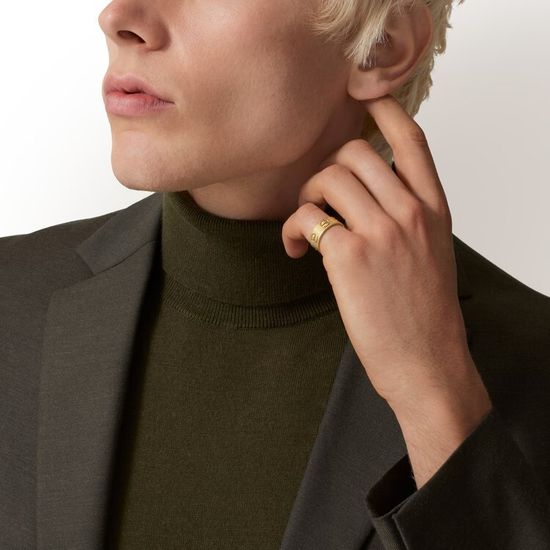 Кольцо Cartier LOVE Unlimited ring flexible в желтом золоте