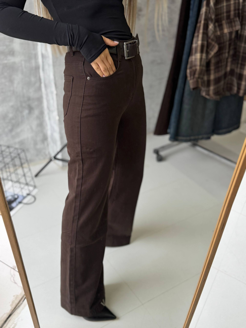 Брюки джинсовые жен. 73277-3 шок.