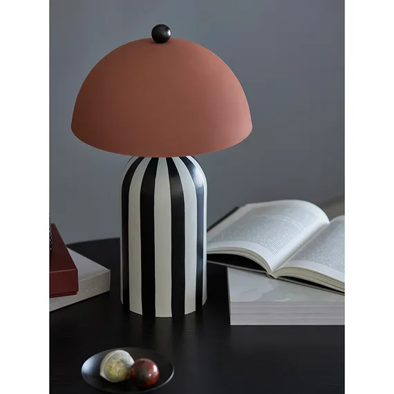 Светильник настольный anniken, D25х38 см, черный/белый/терракотовый