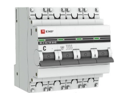 Выкл.авт. 4п 06А 4.5кА (C) ЕКF