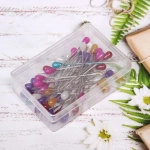 Булавки портновские 50шт «Favorite Hous», форма капля, разноцветные, 7*5,1см, 7,1*4,9см