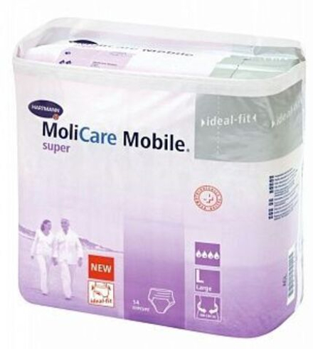 MoliCare Mobile super - Моликар Мобайл супер - Впитывающие трусы, размер L, 14 шт.