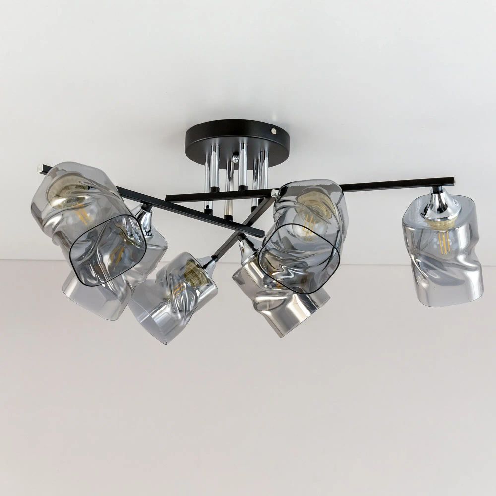 Citilux Клаус CL134165 Люстра потолочная Чёрная