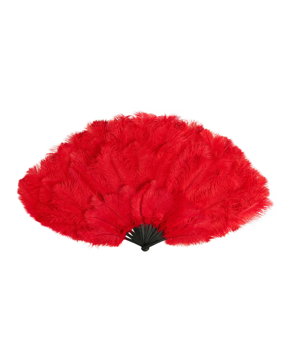 Веер из страусиных перьев