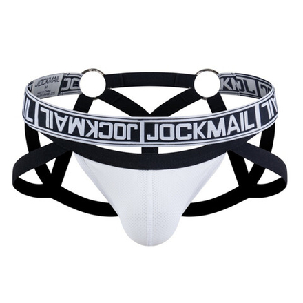 Мужские трусы джоки белые JOCKMAIL JM4031-1