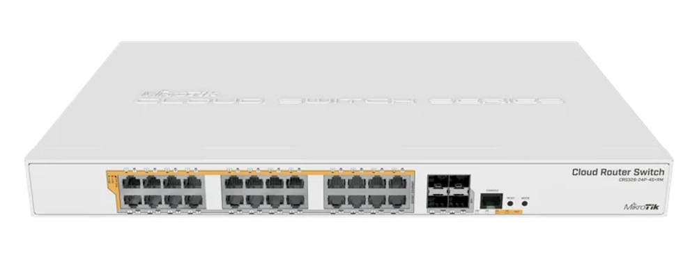 MikroTik CRS328-24P-4S+RM Коммутатор с SFP/SFP+ PoE