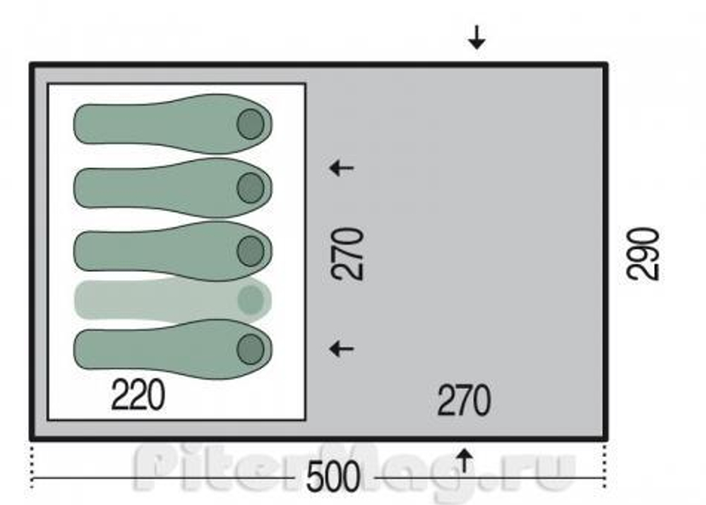 Палатка Pinguin Omega 4