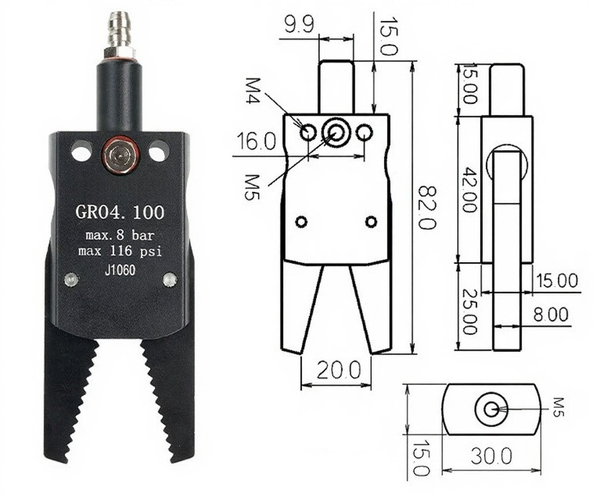mini-A J1060A – Мини захват литника