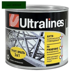 Эмаль-грунт по ржавчине 3в1  зеленая  1,8кг РАДУГА  Ultra Lines