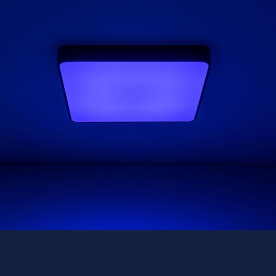 Потолочный светодиодный светильник с пультом ДУ Citilux Купер RGB Черный CL724K105G1