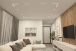 DK8014-WH Угловой светильник SMART LINEAR ANGLE 18W DIM 3000K-6000K, белый