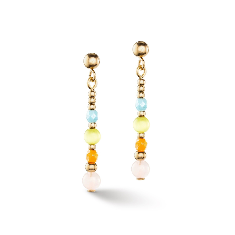 Серьги Coeur de Lion Multicolour Pastel 1 4350/21-1522