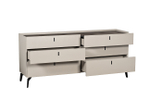 Комод Garda Decor светлый 156*43,5*70 см