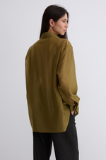 Рубашка Ветер из тенсела и хлопка