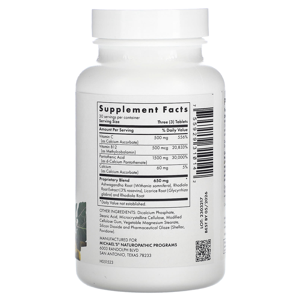 Michael's Health, Energy Adrenal Support, 90 вегетарианских таблеток