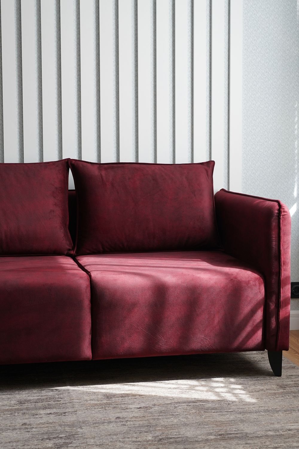 Диван Леон 1,6 Бордо