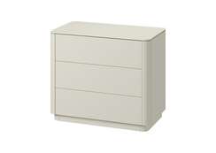 Комод Tammi 3 ящика ширина 90 см (молочный)